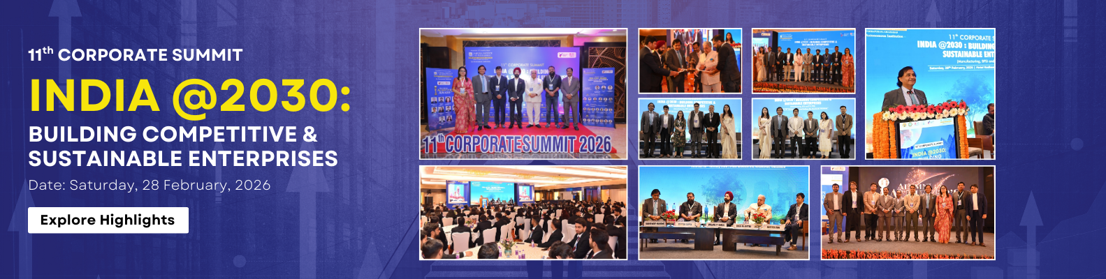 11th Corporate Summit 2026 India @2030 Building Competitive, Sustainable Enterprises